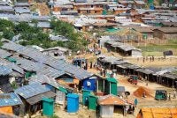 Pegawai kesihatan memaklumkan majoriti kes yang direkodkan melibatkan pelarian Rohingya yang menetap di kem-kem sekitar Ukhiya dan Teknaf. Foto RTV News.