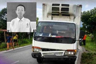  Kegembiraan seorang kanak-kanak lelaki yang baru pulang memancing berakhir dengan tragedi apabila maut dirempuh lori ketika melintas jalan untuk pulang ke rumah pada petang Selasa.