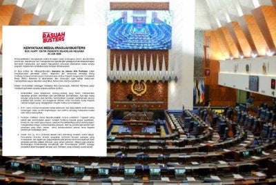 #RasuahBusters menggesa semua ahli Parlimen melaksanakan penelitian penuh, terperinci dan berprinsip terhadap RUU berhubung pemisahan kuasa antara Peguam Negara dengan Pendakwa Raya sebelum dibahaskan serta diluluskan di Dewan Rakyat.