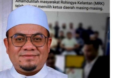 Kerajaan Kelantan tidak mengiktiraf pelantikan ketua Masyarakat Rohingya Kelantan (MRK) di setiap daerah yang tular di media sosial sejak beberapa hari lalu kerana ia dibuat tanpa pendaftaran atau kelulusan pihak berkuasa. Gambar kiri: Hilmi Abdullah