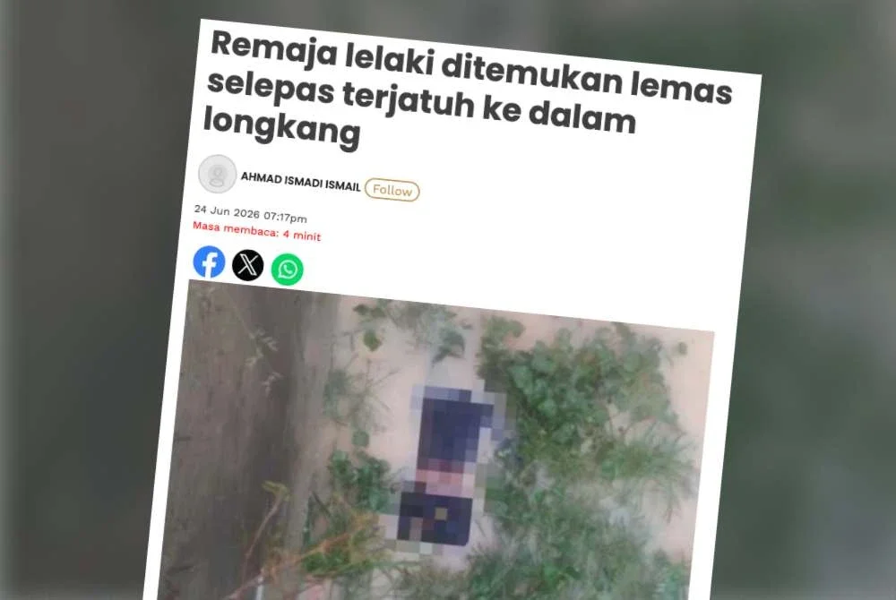 Laporan Sinar Harian pada Rabu.