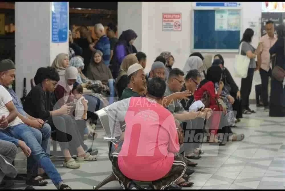 Suasana Jabatan Forensik Melaka pada Rabu.