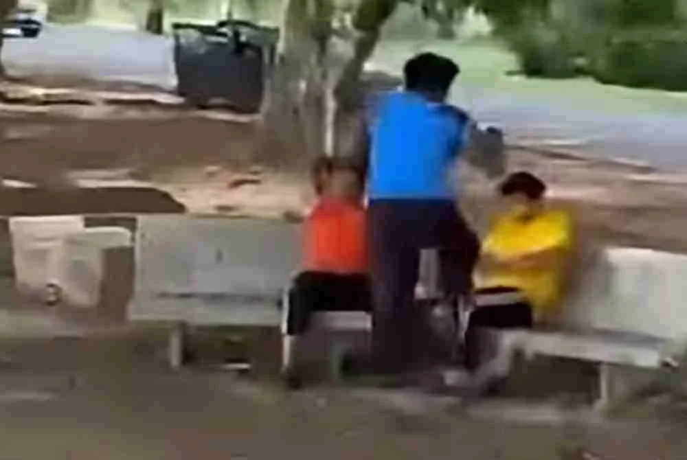 Pihak sekolah dan waris hanya mengetahui kejadian tersebut selepas rakaman video berkenaan menjadi tular di media sosial.