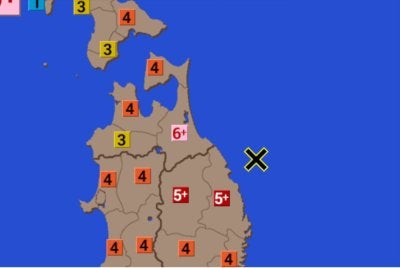 Gempa bumi dengan magnitud awal 6.9 melanda Wilayah Iwate di timur laut Jepun pada Khamis. Foto: NHK World Japan