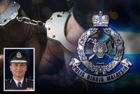  Seorang guru ditahan polis bagi membantu siasatan selepas disyaki terbabit dalam kes amang seksual terhadap seorang pelajar lelaki sebuah sekolah di daerah ini. Gambar kecil: Mohd Nasyim