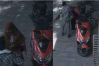Rakaman CCTV menunjukkan kejadian seorang pelajar ditikam lelaki dikenalinya melalui Instagram.