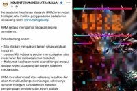 KKM memuat naik hantaran mengesahkan laman web rasmi kementerian telah digodam.