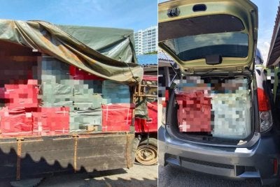 Nilai keseluruhan rampasan termasuk kenderaan yang digunakan dianggarkan RM2.01 juta - Foto: PPM