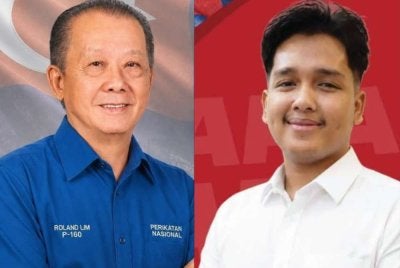 Chin Eng (gambar kiri) muncul sebagai calon paling berusia pada pilihan raya kali ini manakala Danish Hossman merupakan calon termuda.
