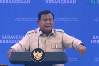 Prabowo. Foto: TribunJatim