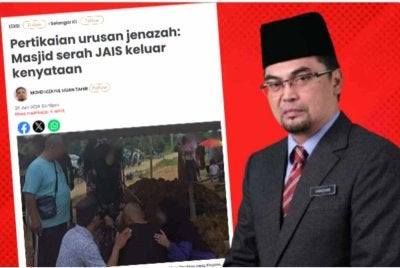 Laporan Sinar Harian dan Mohd Shahzihan (kanan)