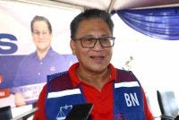 Nur Jazlan ketika ditemui pemberita selepas Program Ramah Mesra Bersama Warga Pangsapuri Bukit Saujana, pada Ahad. Foto Bernama