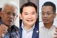 Hamzah, Rafizi dan Nik Nazmi.
