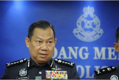 Ketua Polis Johor, Datuk Ab Rahaman Arsad