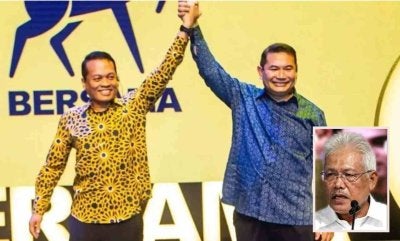 Rafizi, Nik Nazmi ambil alih Parti Bersama Malaysia. Gambar Kecil: Hamzah 