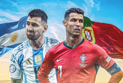 Satu-satunya peluang untuk menyaksikan pertemuan Messi-Ronaldo hanya di perlawanan akhir pada 20 Julai, sekiranya kedua-dua pasukan berjaya melepasi halangan masing-masing. Foto: Agensi