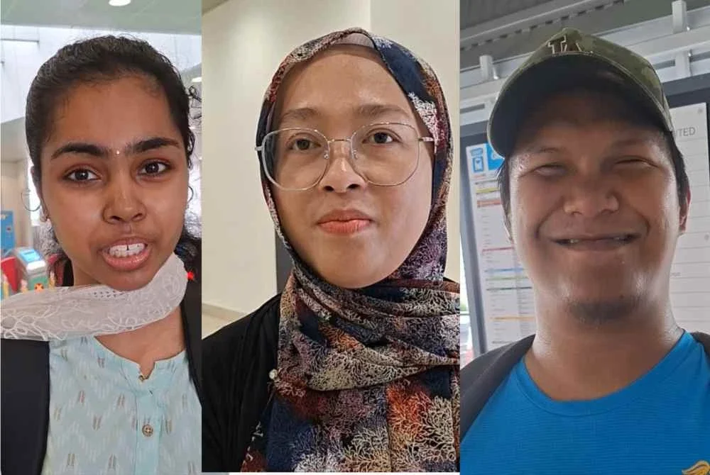 T Varshni (kanan), Emme Abdul Hassan (tengah),Razlan Ibrahim (kanan). 