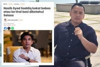 Laporan Sinar Harian pada Ahad berhubung kes dihadapi oleh Ahli Parlimen Muar itu. Gambar kanan: Muhammad Amir Fikri 