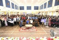 Para hadirin bergambar selepas selesai Penutup Program TVET Komuniti: Transformasi TVET ke Arah Inovasi Ekonomi Belia dan Suri Ayer Lanas. - FOTO: UniMAP
FOTO UniMAP