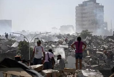 Ribuan masih dipercayai terperangkap di bawah runtuhan, menurut Presiden Dewan Negara Jorge Rodríguez, lapor agensi berita Jerman dpa. Foto: Agensi