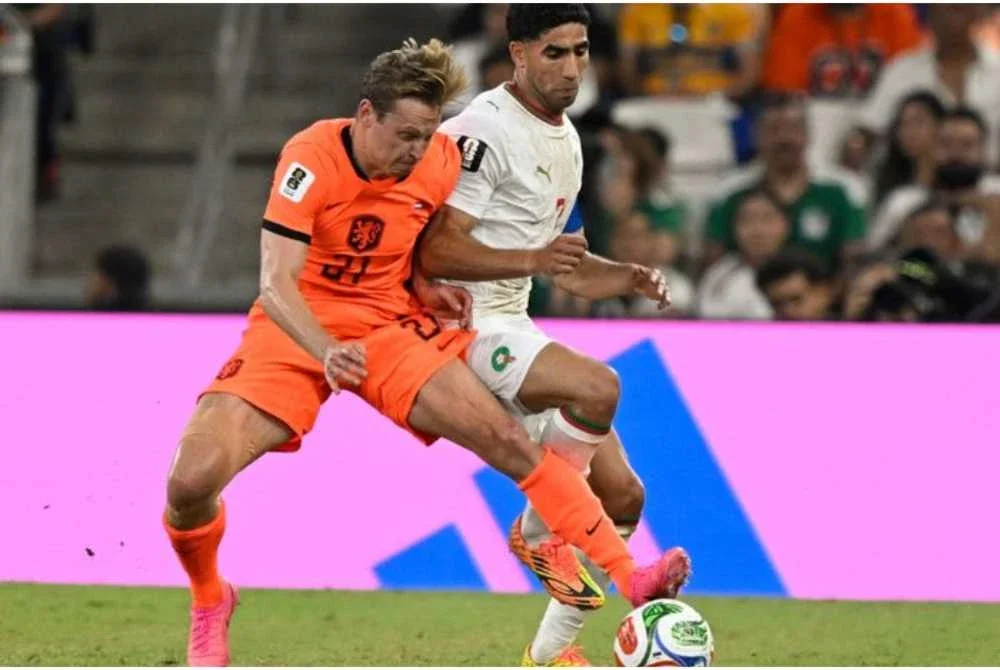 Maghribi mara ke pusingan 16 terbaik Piala Dunia selepas menewaskan Belanda 3-2. Foto AFP