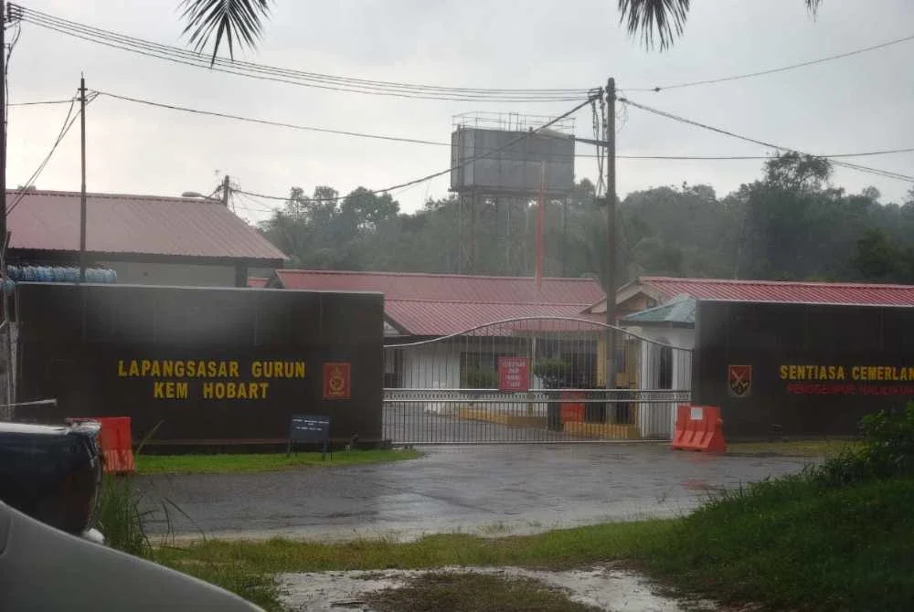 Lokasi dua tentera cedera ketika menjalani latihan.