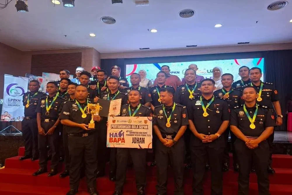 Pasukan Batalion 3 PGA Bidor diumum sebagai johan pertandingan bola sepak sempena Sambutan Hari Bapa Peringkat Negeri Perak 2026 pada Selasa.
