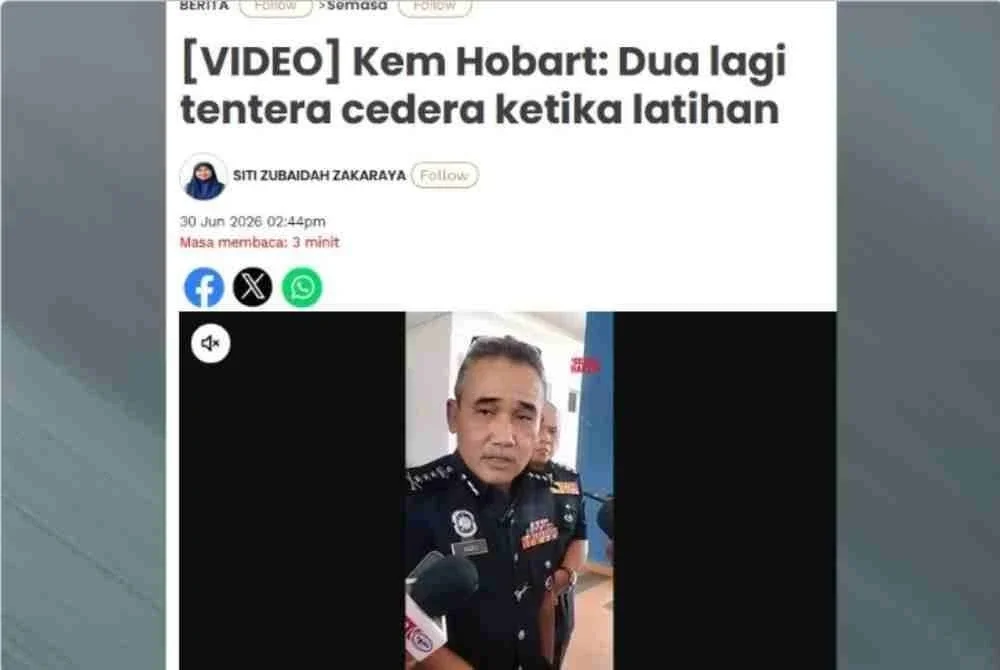 TDM menubuhkan satu Lembaga Siasatan bagi menyiasat secara menyeluruh punca sebenar melibatkan dua anggota cedera semasa LPT di Lapang Sasar Kem Hobart, Gurun di Kedah, Isnin lalu.