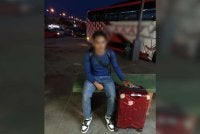 Lelaki Rohingya dicekup di Terminal Bas Lembah Sireh, Kota Bharu pada Isnin. Foto PGA