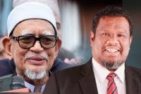 Mohd Zaidi (kanan) berkata, mesej disampaikan Presiden Pas itu cukup jelas iaitu sekiranya mahu menghalang kemenangan PH.