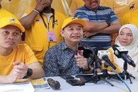 Rafizi pada sidang akhbar di Taman Sri Tebrau pada Selasa.