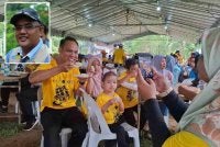 Penganjuran Festival Durian Antarabangsa Kampung Gajah 2025 tahun lalu boleh dijadikan contoh dalam memastikan industri durian di daerah Perak Tengah tidak terjejas. Gambar kecil: Nordin