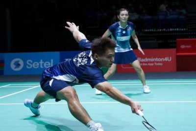 Jimmy menyasarkan untuk kembali berada dalam kelompok 32 terbaik dunia bersama Su Yin menjelang penghujung tahun ini. Foto fail Bernama 