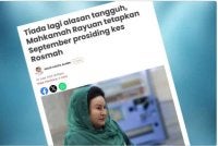 Laporan Sinar Harian pada Rabu. 
