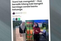 JKM syor dua beradik yang kehilangan kaki kanan akan menerima Elaun Pekerja Orang Kurang Upaya (EPOKU) bermula Ogos ini.