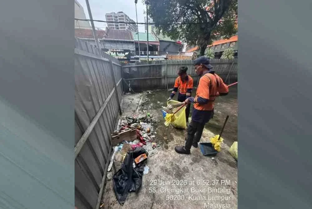 Kerja-kerja pembersihan segera telah diarahkan dilaksanakan di Flat Hicks susulan penelitian semula terhadap keadaan bangunan berkenaan selepas video tersebut tular di media sosial.