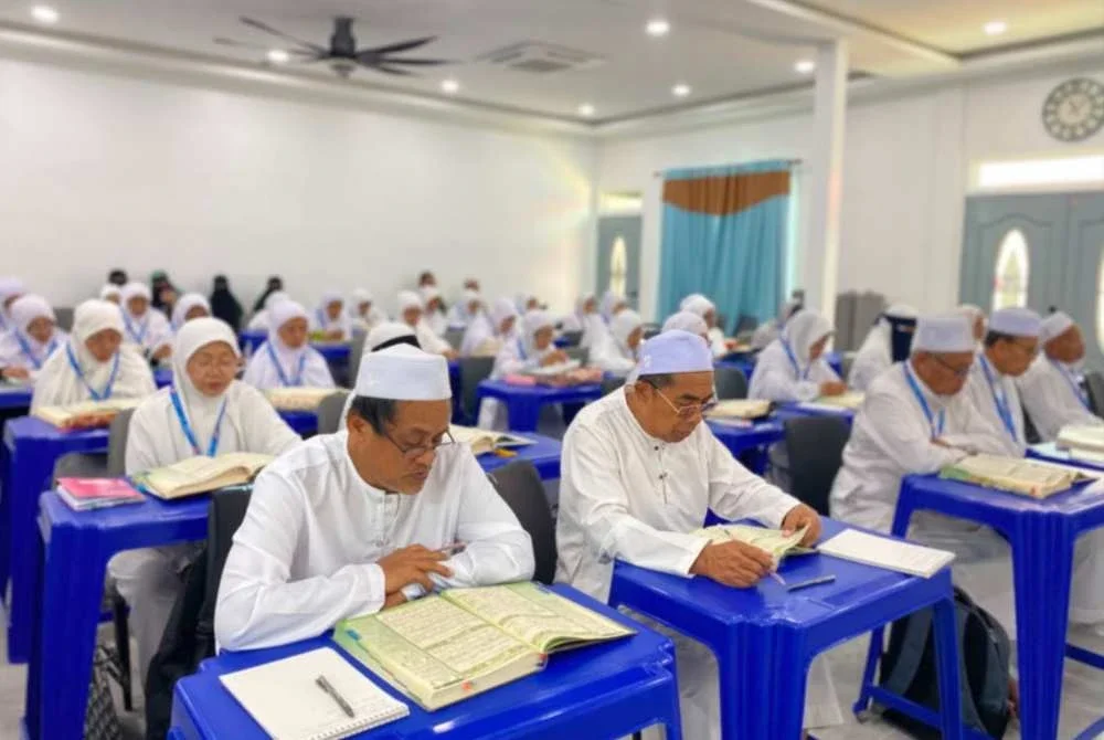 Sesi pembelajaran al-Quran dilakukan di PCI, Tangkak, Johor.