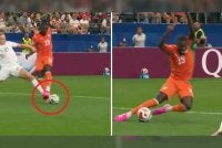 Insiden Nicolas Pepe dijatuhkan dalam kotak penalti namun tidak dirujuk kepada VAR. Foto: Agensi
