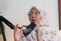 Dr Zaliha ketika wawancara Secawan Teh Tarik sempena PRN Johor yang dimuat naik di Facebook pada Rabu.