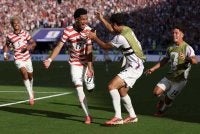 Malik Tillman menggandakan gol kedua AS ketika terpaksa beraksi dengan 10 pemain selepas Florin Balogun dibuang padang. Foto: Agensi 