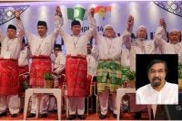 Pas dan UMNO pernah bersatu dalam Muafakat Nasional selepas PRU 2018. Gambar kecil: Dr Kamarazaman Yacob