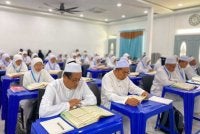 Sesi pembelajaran al-Quran dilakukan di PCI, Tangkak, Johor.