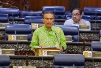 Syed Ibrahim ketika hadir pada Mesyuarat Kedua, Penggal Kelima, Parlimen Ke-15 Dewan Rakyat di Bangunan Parlimen pada Khamis. Foto Bernama