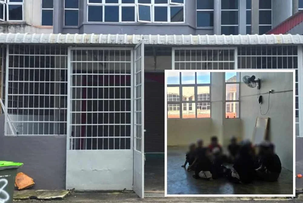 MBAS melakukan serbuan pada Khamis susulan dakwaan yang tular di media sosial berhubung kewujudan sekolah berkenaan. - Foto: MBAS