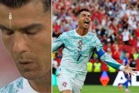 Ronaldo dirakam menyebut kalimah Bismillah sebanyak dua kali sebelum tenang menyempurnakan penalti ke gawang Croatia. Foto: Agensi