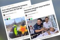 Laporan Sinar Harian pada 29 Jun lalu berhubung insiden letupan bom di Tak Bai yang mencederakan dua rakyat Malaysia.