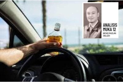 BAC bagi pemandu di Malaysia ditetapkan pada kadar 0.05 peratus. Gambar hiasan 