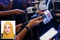 Tugas wartawan semakin mencabar dalam memastikan laporan yang tepat dan berintegriti susulan ancaman terhadap kebebasan media. Gambar kecil: Grace Aisyah