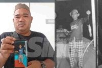 Ahmad Nasaruddin (kiri) maut dalam tragedi candat sotong selepas bot dinaiki karam. 