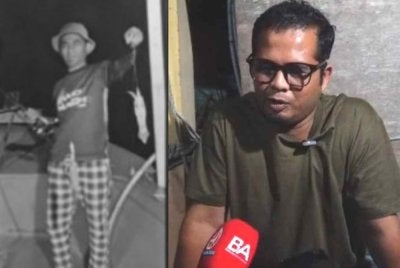Arwah Ahmad Nasaruddin (kiri) dan Mohd Awais.